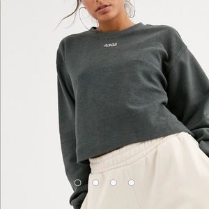 ASOS 4505 crop sweatshirt with logo